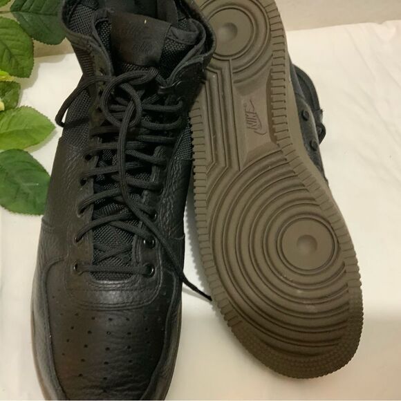 Nike SF Air Force 1 Mid Black Hazel Goddess Division Utility 917753-002 Men’s - Picture 10 of 14